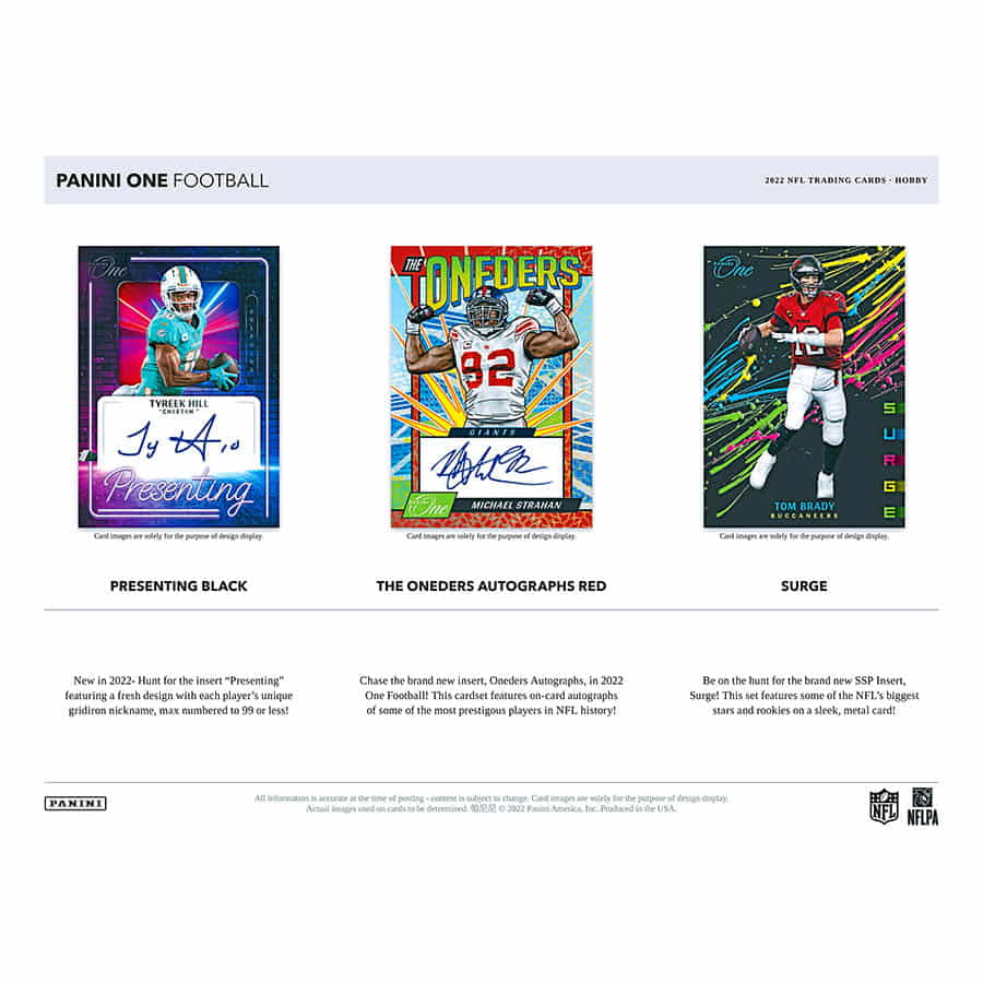 NFL 2022 Panini One Football Hobby Box