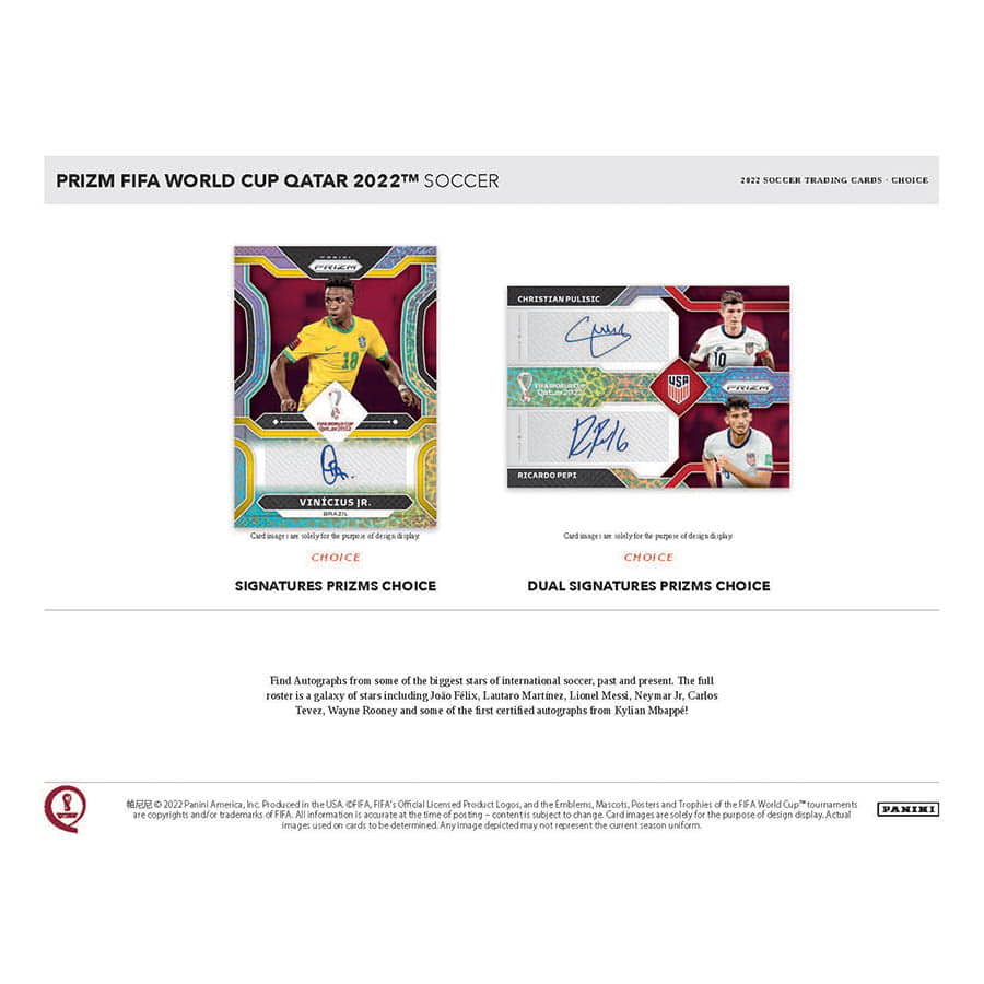 SOCCER Panini - 2022 Prizm FIFA World Cup - Choice Bo