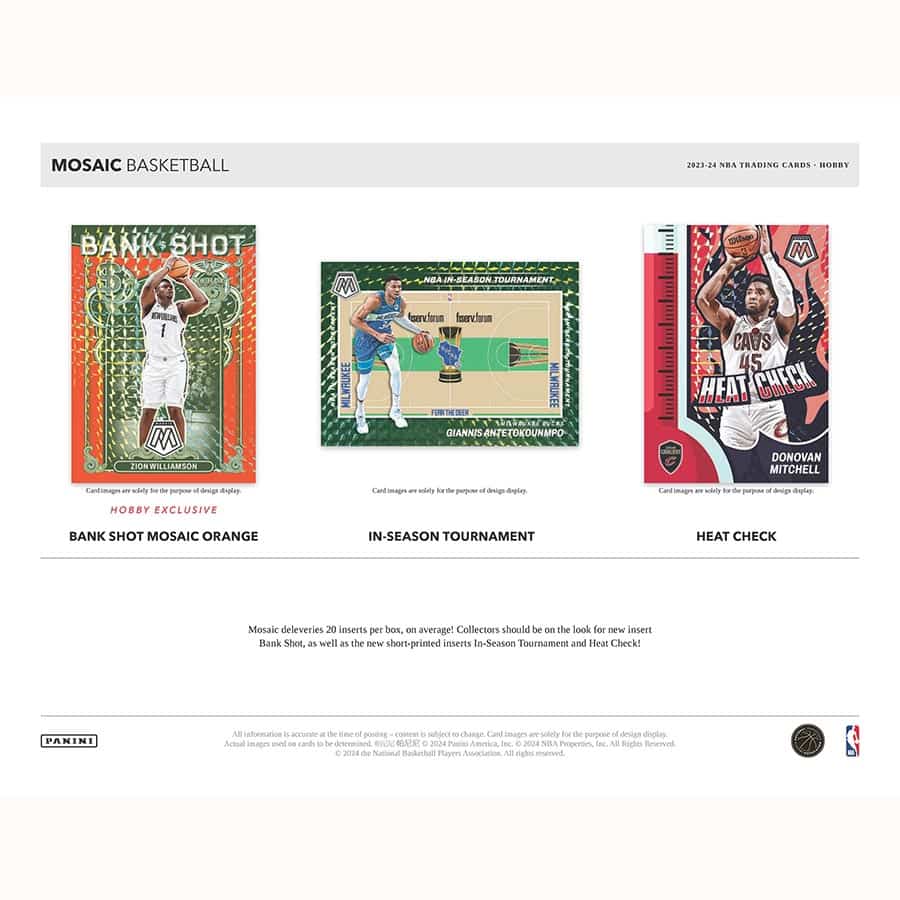 NBA 2023-24 Panini Mosaic Basketball blaster box