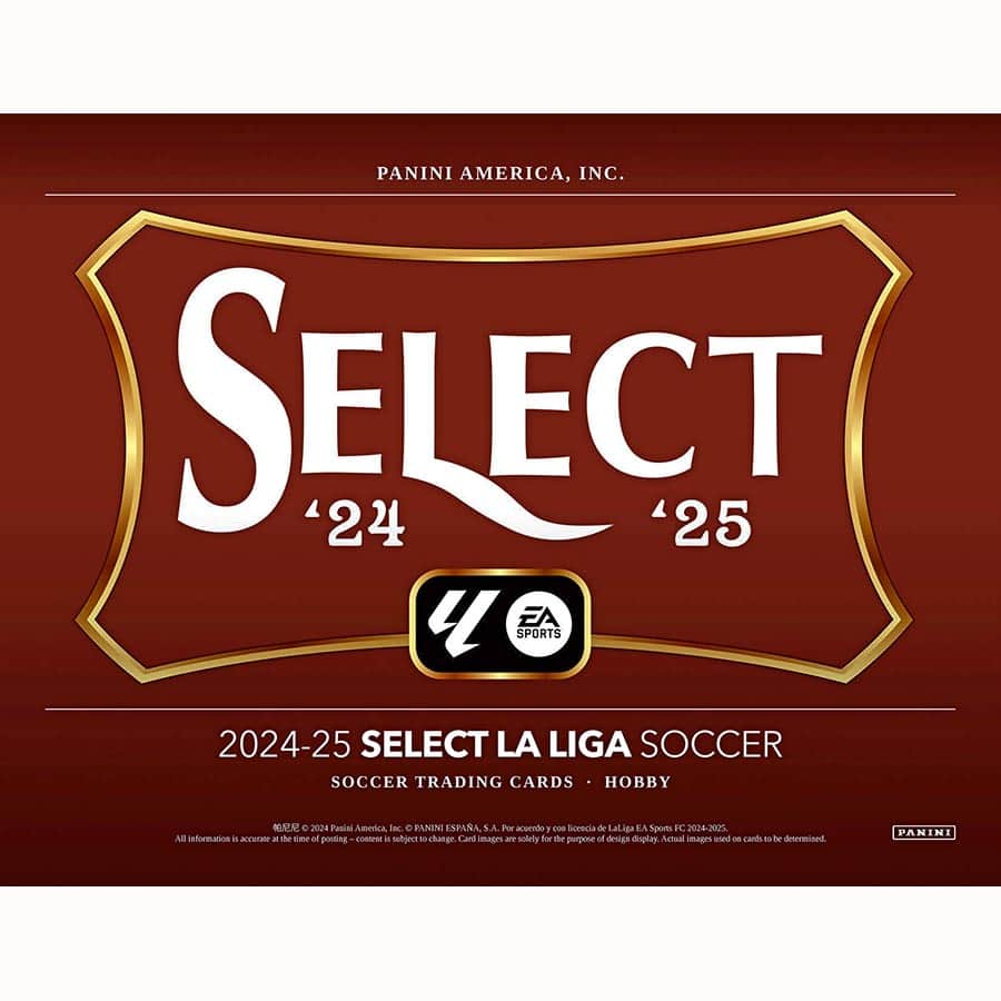 SOCCER 2024-25 Panini Select La Liga Hobby Box (3 Auto/Memo)