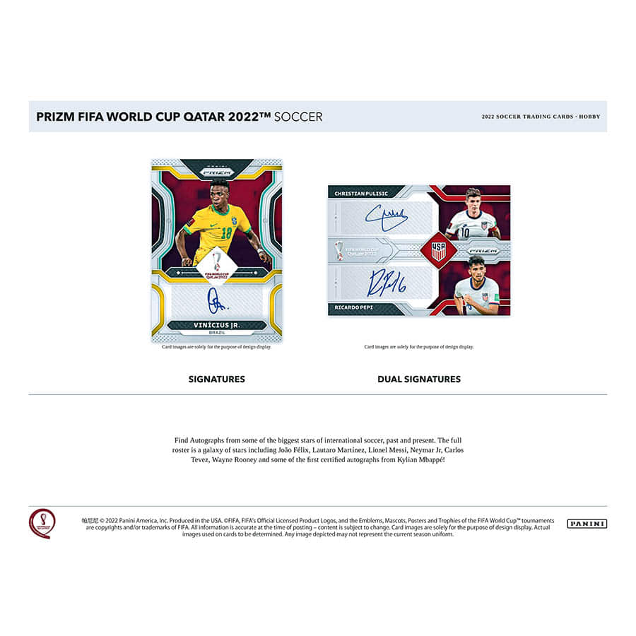 SOCCER 2022 Panini Prizm Breakaway World Cup Hobby Box Display