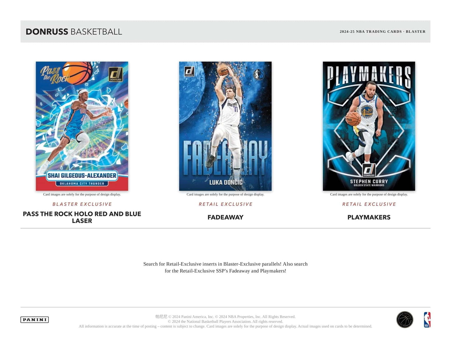 NBA 2024/25 Panini Donruss Basketball Fat-Pack Box