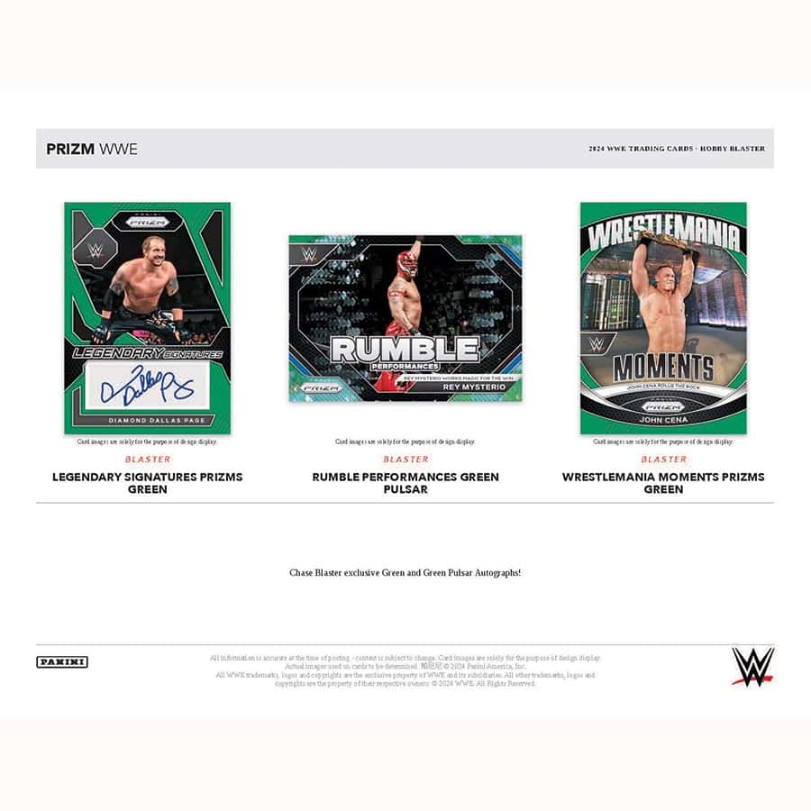 WWE 2024 Panini Prizm Hobby Blaster box