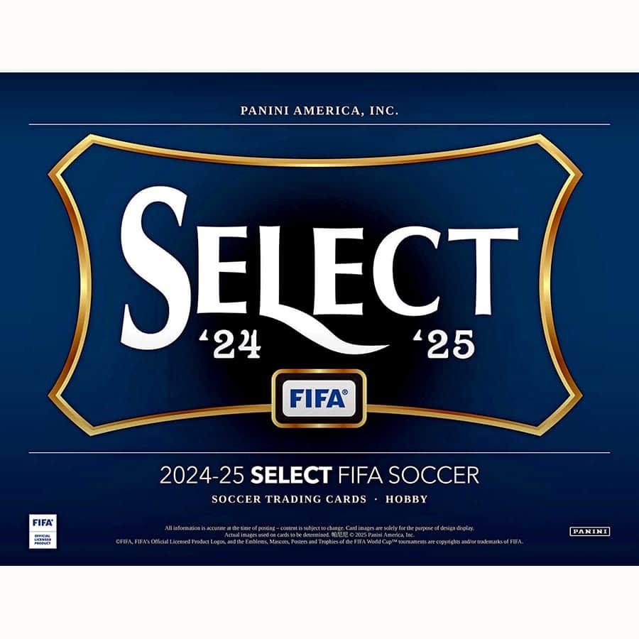 SOCCER 2024-25 Panini Select FIFA Hobby Box (3 Auto/Memo)