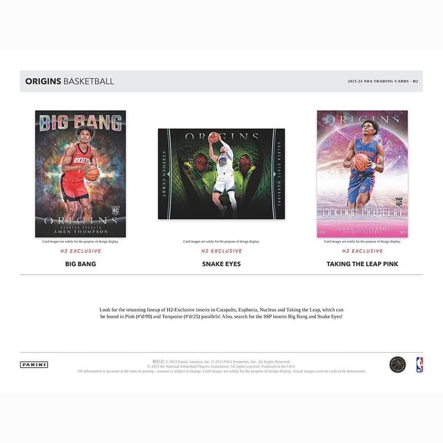 NBA 2023-24 Panini Origins H2 Basketball Box