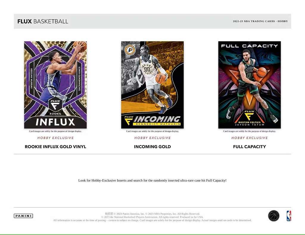 NBA 2022/23 panini flux basketball mega box