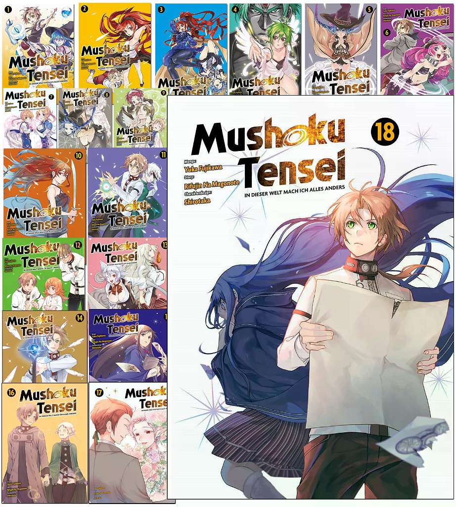MANGA Mushoku Tensei 1-19