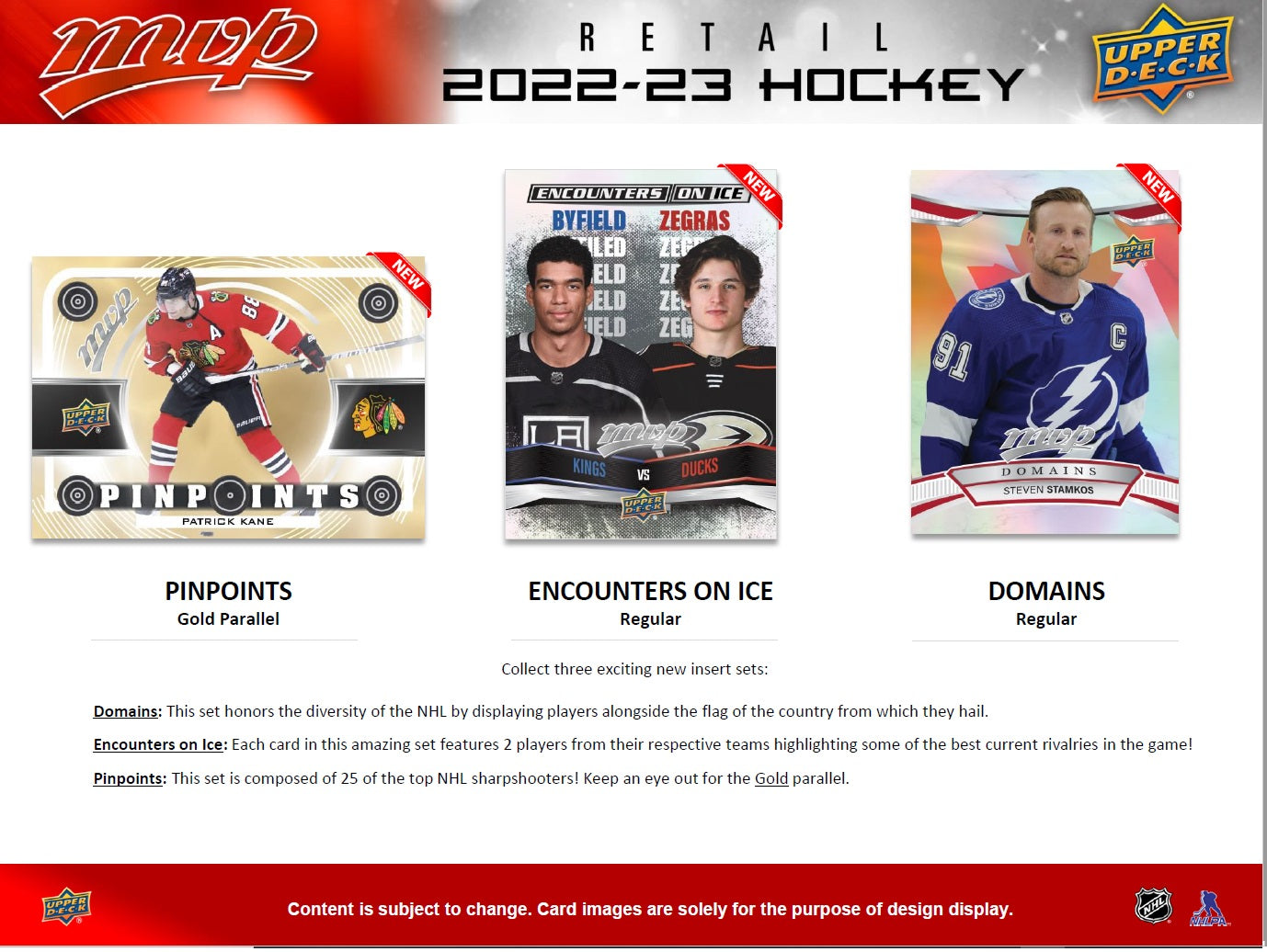 NHL 2022-23 Hockey MVP Gravity Feed (Retail) Box