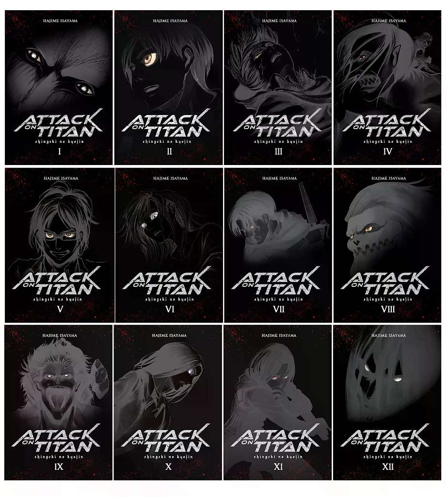 MANGA Attack on Titan Deluxe 1-12 komplette Serie !!!
