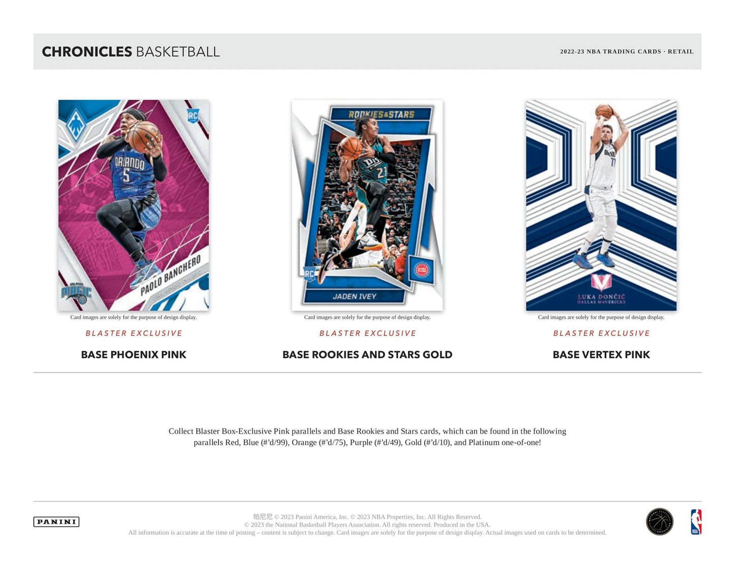 NBA 2022-23 Panini Chronicles Basketball NPP Fat Pack Box