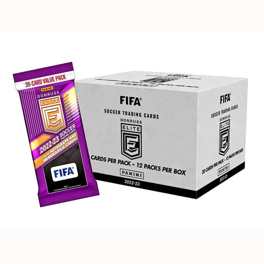 2022-23 Donruss Elite FIFA Soccer Cards Fat Pack Box