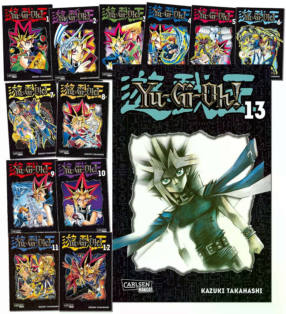 MANGA Yu-Gi-Oh! Massiv Carlsen Band 1-13 komplette Serie