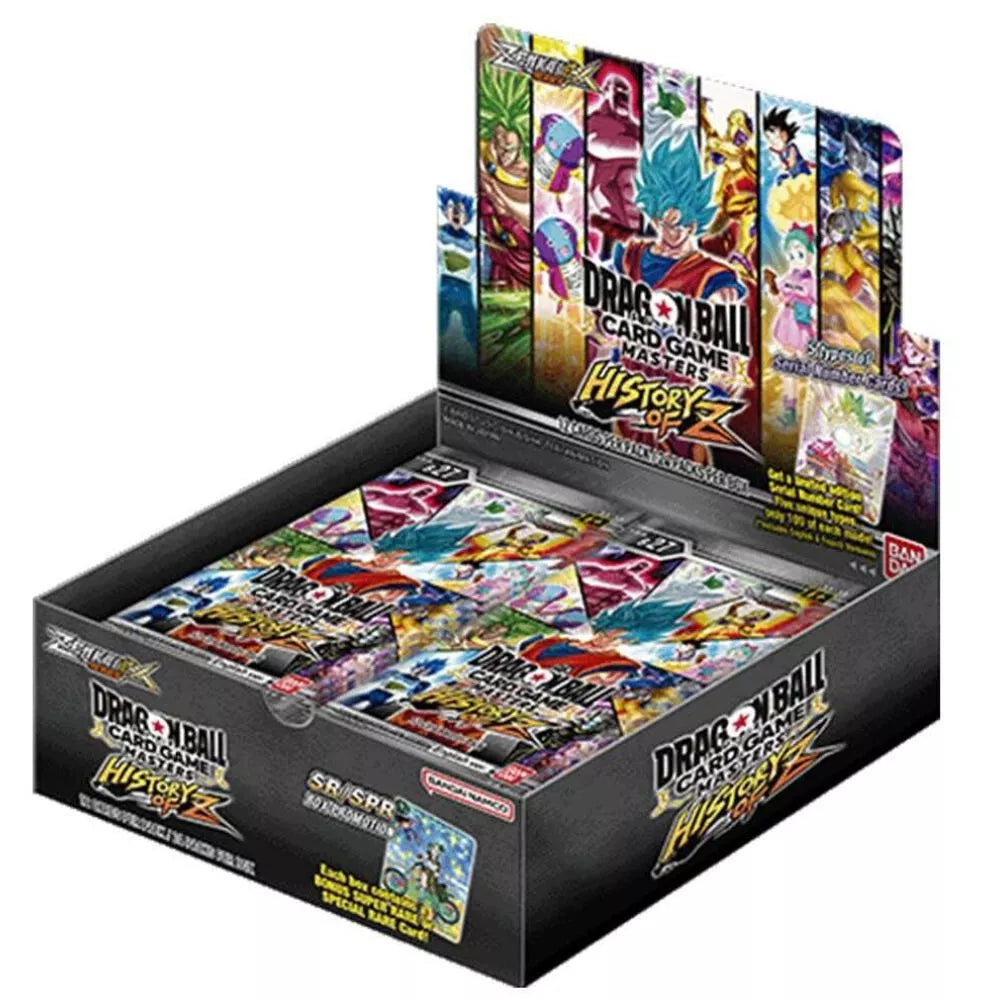 DRAGONBALL Super Card Game Masters Booster Box B27 History of Z (24 Packs) EN