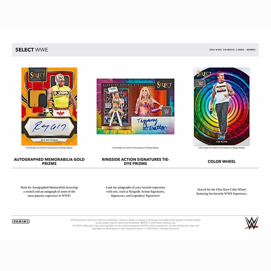 WWE 2024 Panini Select Hobby Box