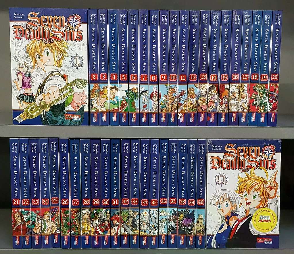 MANGA Seven Deadly Sins Carlsen Manga 1-41 komplette Serie !