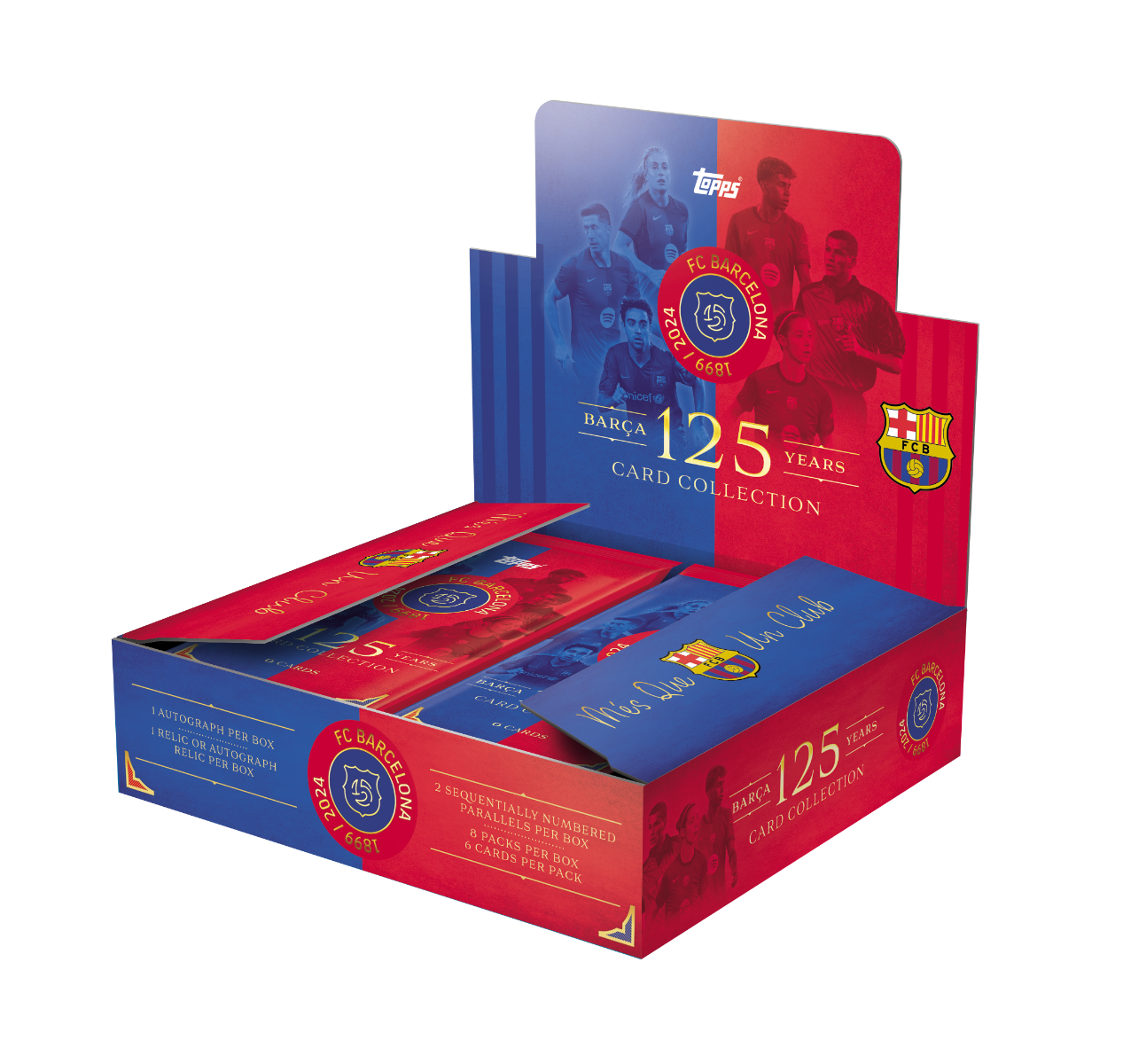 SOCCER Topps FC Barcelona 125th Anniversary - Hobby Box