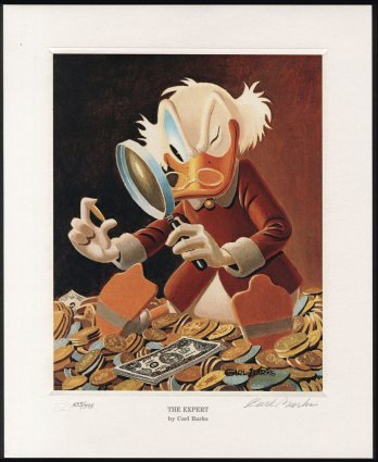 BARKS LITHOGRAPHIE The Expert Signed Limited Edition Lithograph 595 Ex