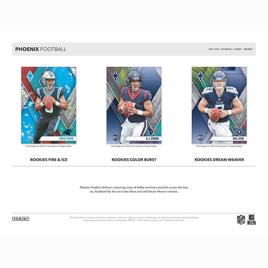 NFL 2023 Panini Phoenix Football Cards Box (2 Autograph)
