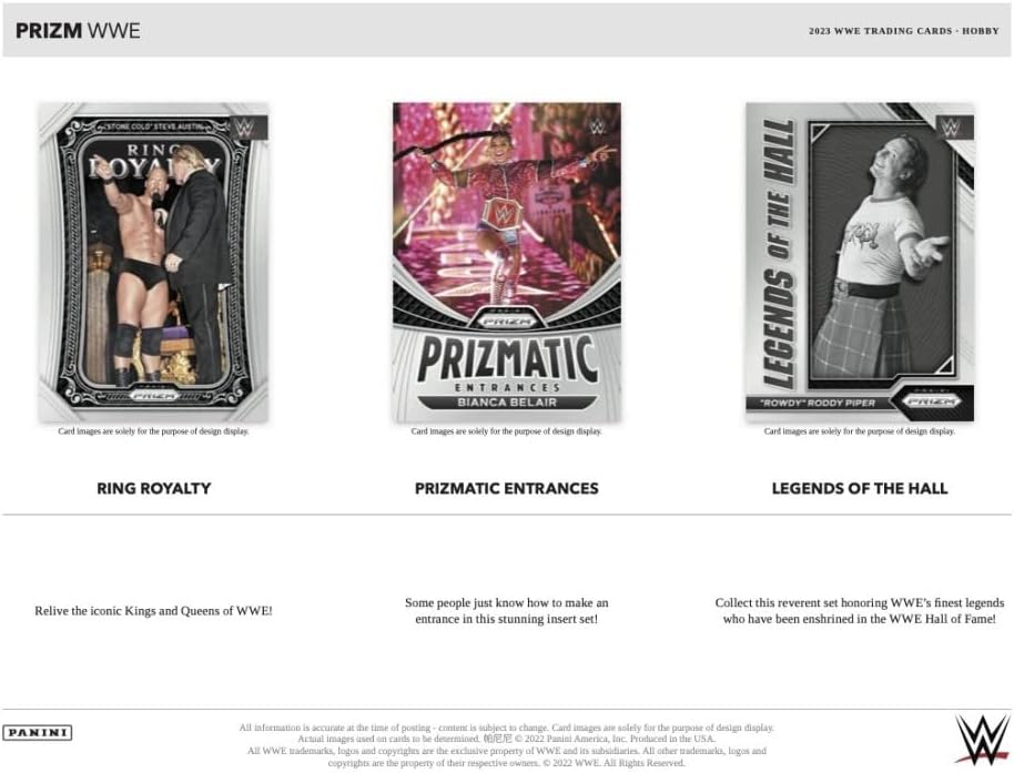 WWE 2023 Panini Prizm Hobby box (2 Autographed Cards)