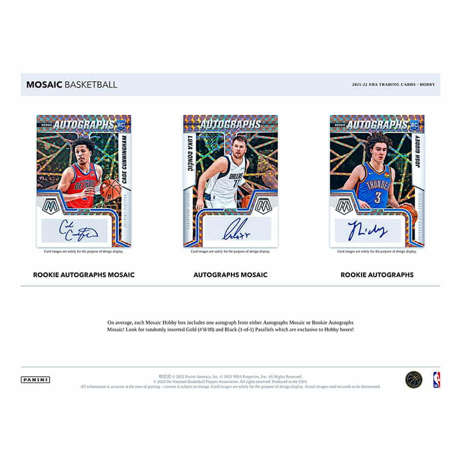 NBA 2021-22 Panini Mosaic Basketball Hobby box
