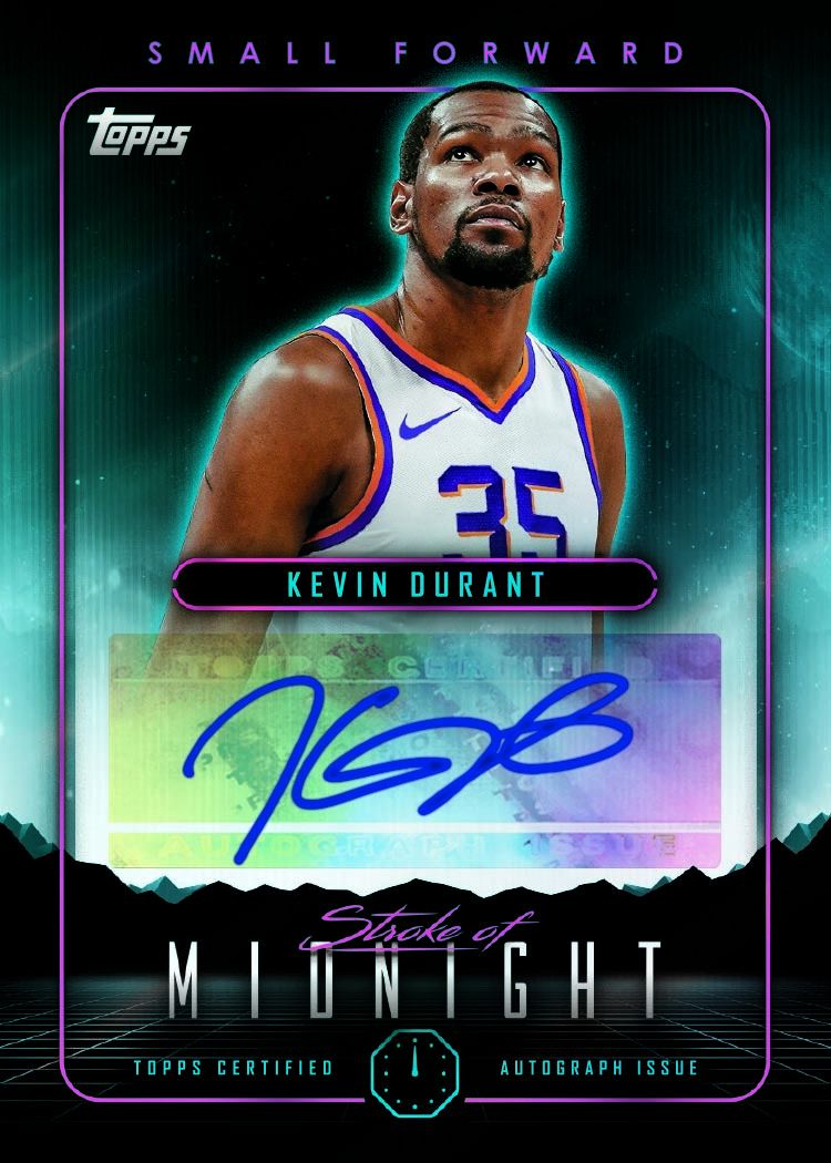 NBA 2023/24 Topps Midnight Basketball - Hobby Box (3 Autogramme)