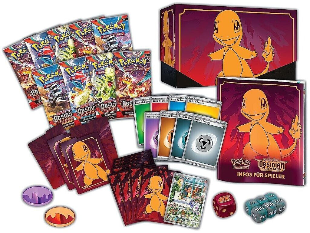 POKEMON Obsidian Flammen Top Trainer Box TTB DE