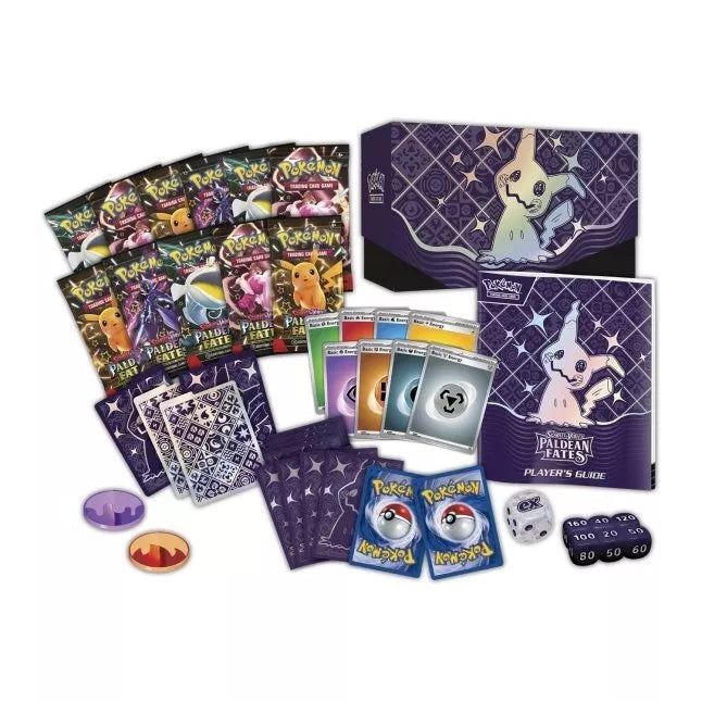 POKEMON ETB Paldean Fates Elite Trainer Box Mimikyu ETB EN