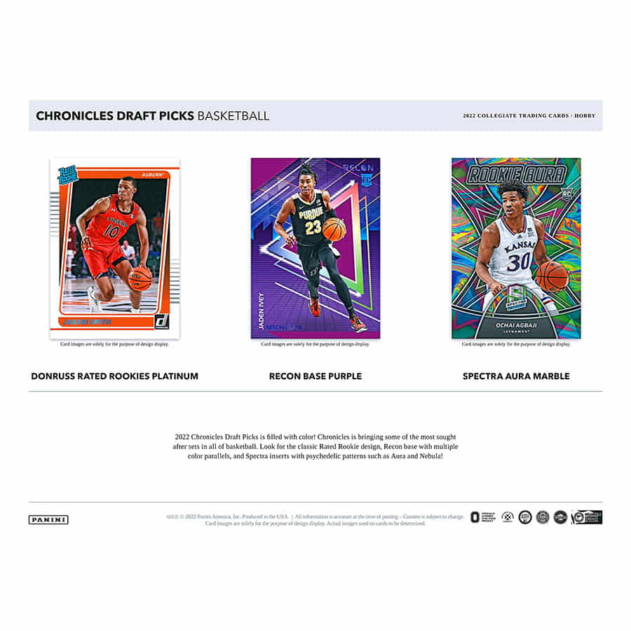 NBA 2022 Panini Chronicles Draft Picks Collegiate Basketball Hobby box