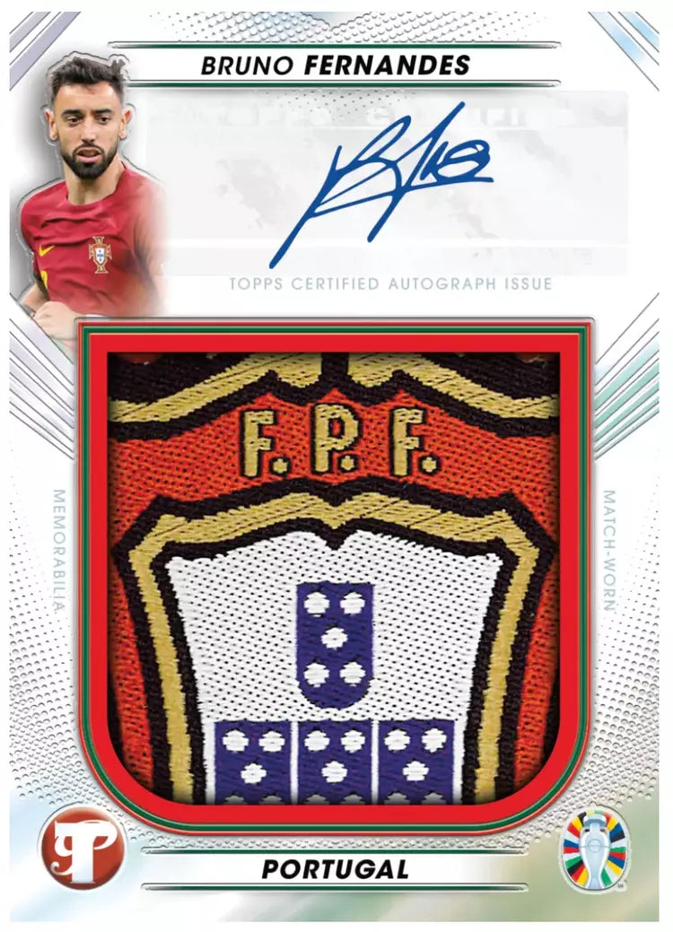 SOCCER Topps Pristine Road to EURO 2024 Box 3 Autogramme oder Autogramm-Reliquien !!!