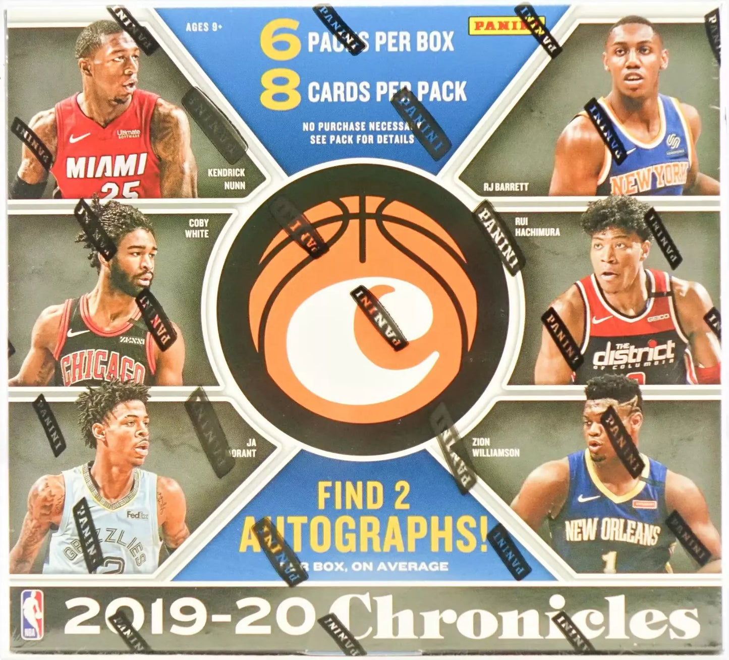 NBA 2019-20 PANINI CHRONICLES BASKETBALL HOBBY box 2 Auto