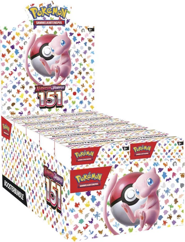 POKEMON 10x6 Pack-Boosterbundle – 151 (deutsch) = Case