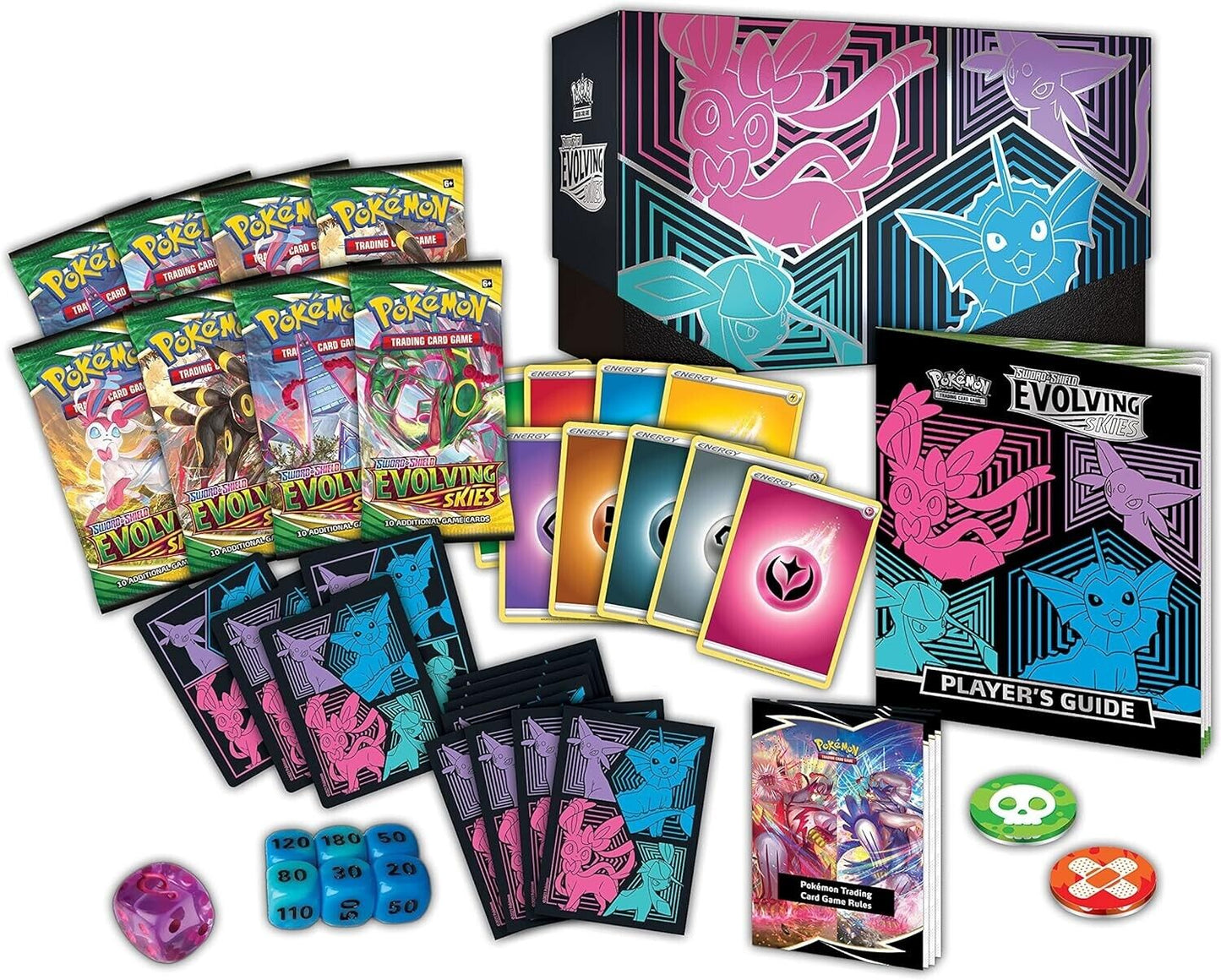 POKEMON Evolving Skies (Drachenwandel TTB) Elite Trainer Box ETB EN