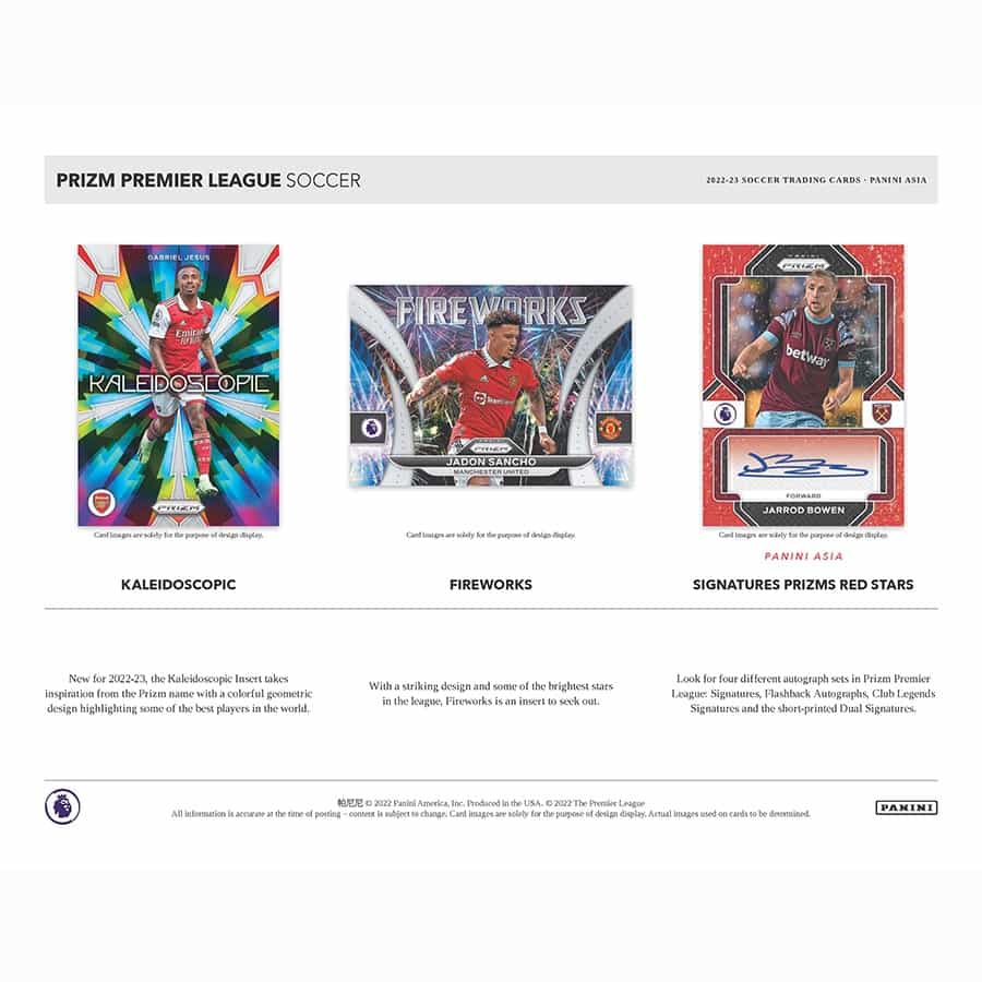 SOCCER 2022-23 Panini prizm EPL TMALL box 1 Auto