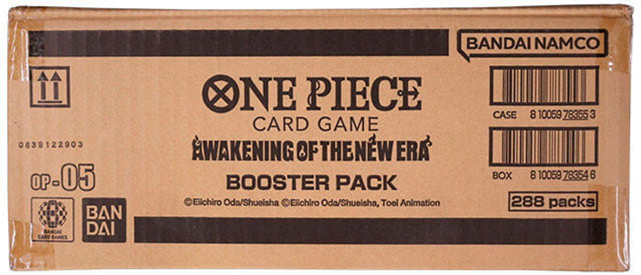 ONE PIECE OP 05 Awakening of the New Era Booster Box CASE EN