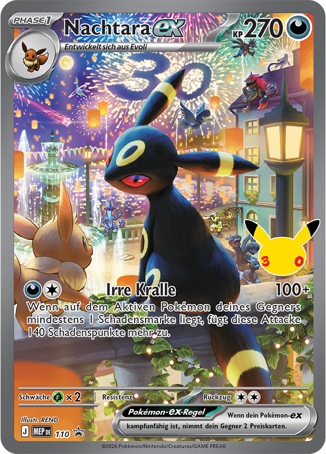 POKEMON 30 Jahre Ultra-Premium-Kollektion Nacht EVT 06. November 2026