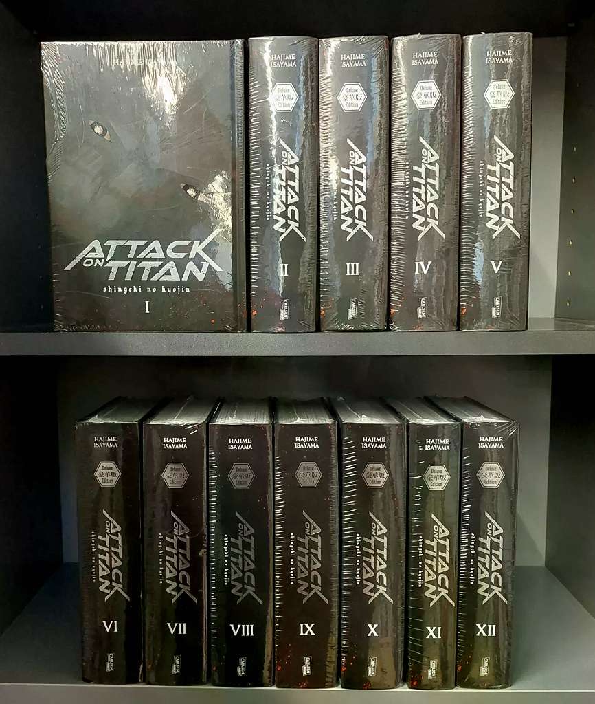 MANGA Attack on Titan Deluxe 1-12 komplette Serie !!!