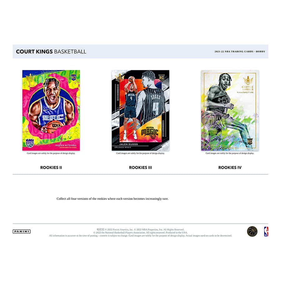 NBA 2021-22 panini court kings basketball hobby box