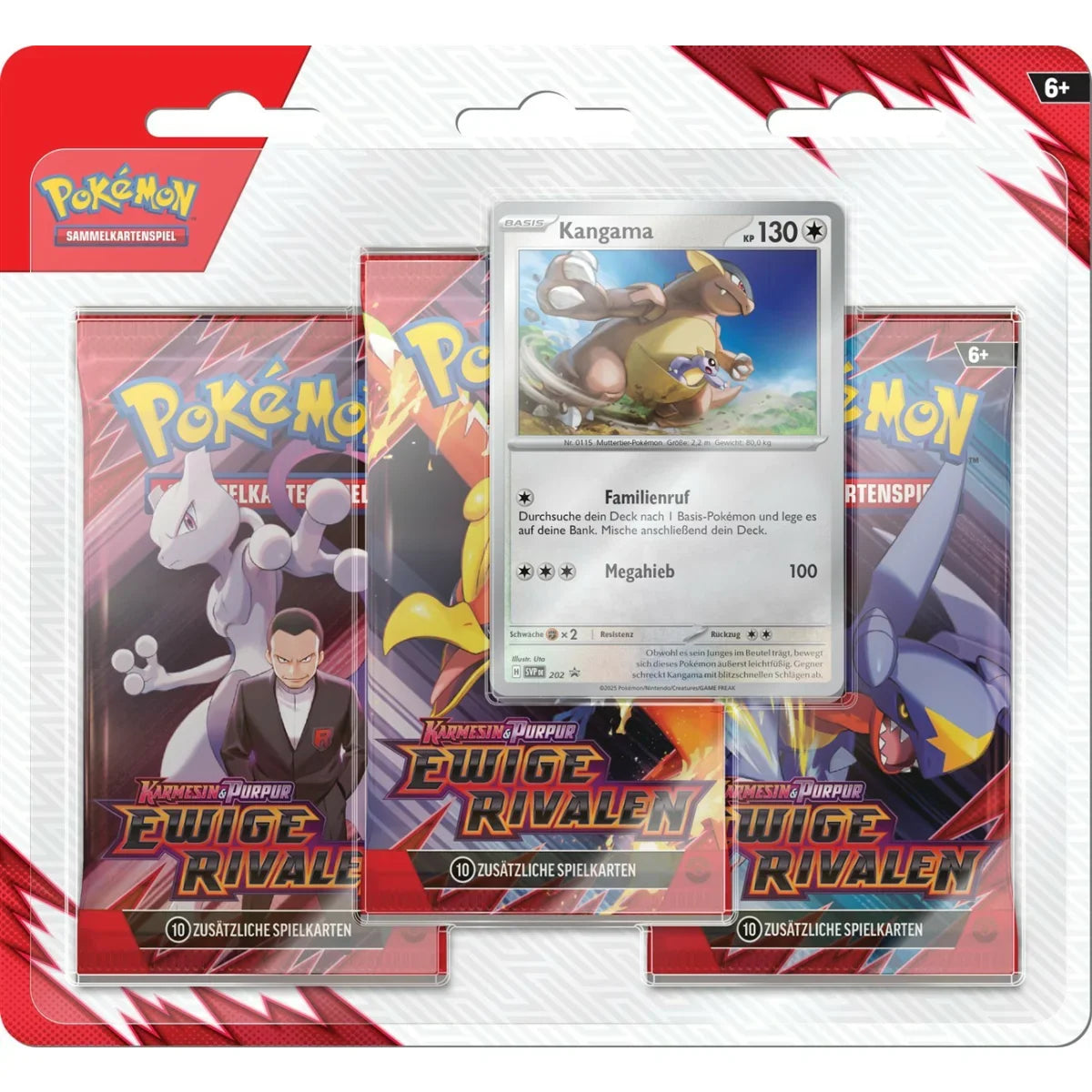 POKEMON Ewige Rivalen 3-Pack Blister DE (2x) erscheint voraussichtlich Ende Mai 2025
