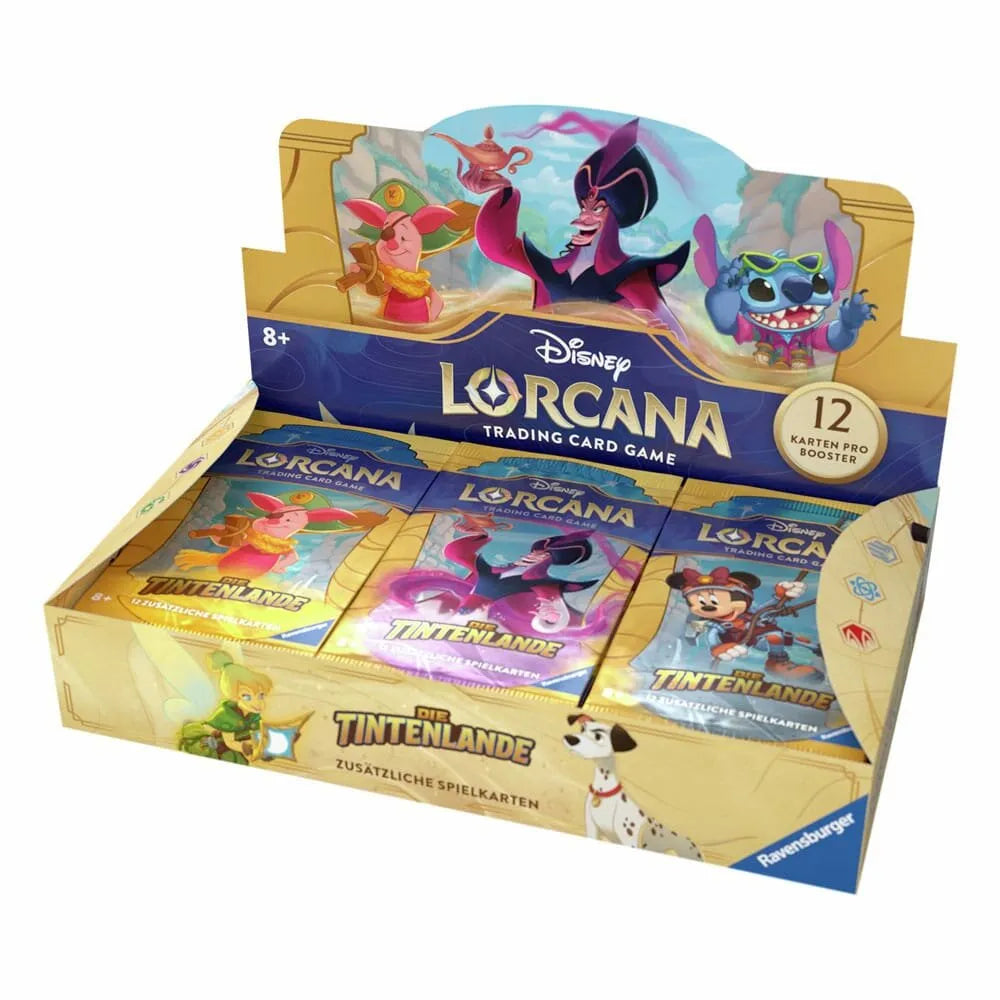 DISNEY Lorcana 3 – Die Tintenlande Booster Display 1.Auflage, deutsch (oder englisch)