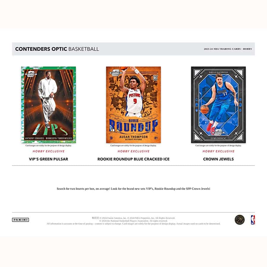 NBA 2023-24 Panini Contenders Optic Basketball Hobby box (1 auto)