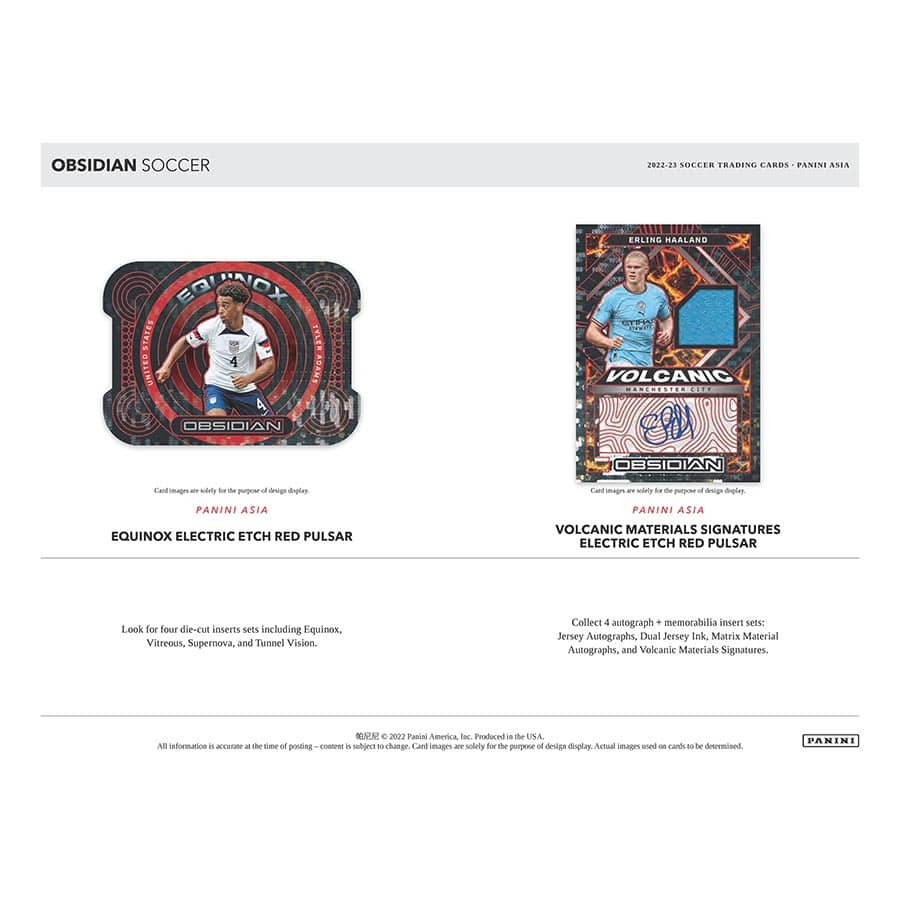 SOCCER 2022/23 Panini Obsidian Tmall Asia Box