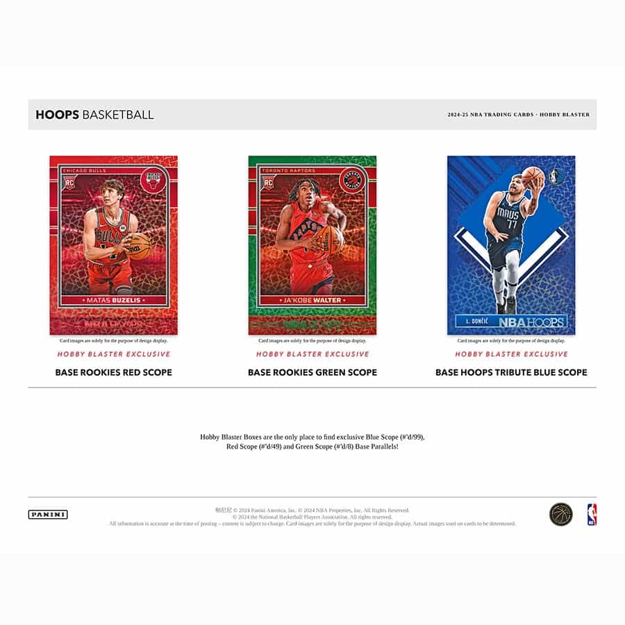NBA 2024-25 Panini Hoops Basketball Cards - Fat Pack Box