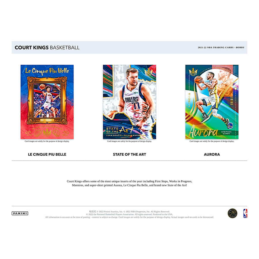 NBA 2021-22 panini court kings basketball hobby box