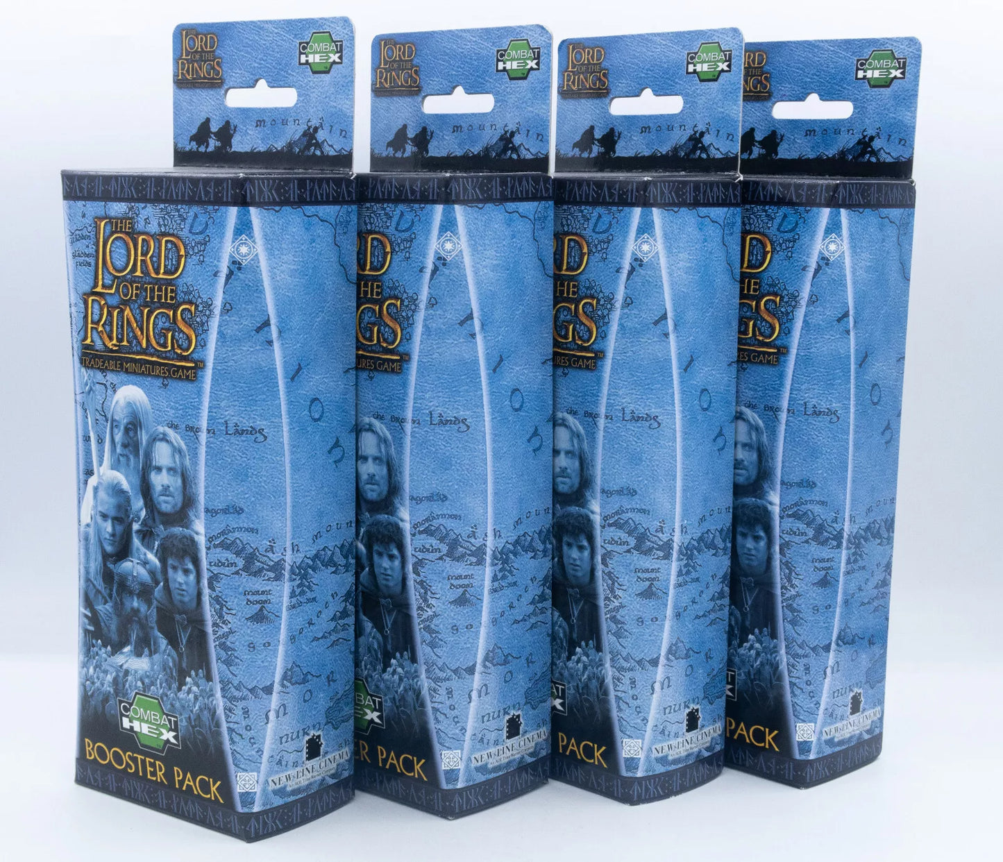 FIGUR 4x Lord of the Rings Combat Hex Tradeable Miniatures Game Booster Pack Sabertooth 2003