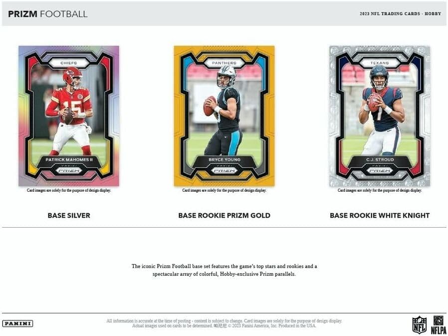 NFL 2023 Panini Prizm Football Hobby Box (12/12) 2 Auto