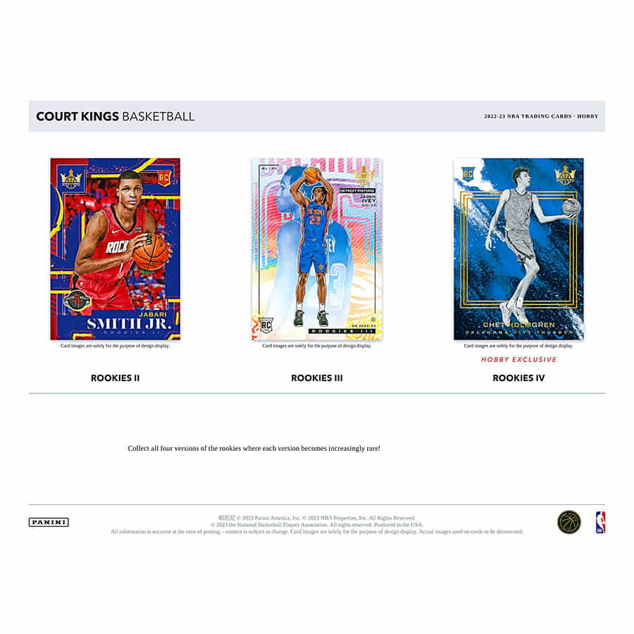 NBA 2022-23 Panini Court Kings Basketball Hobby box (2 auto/memo)