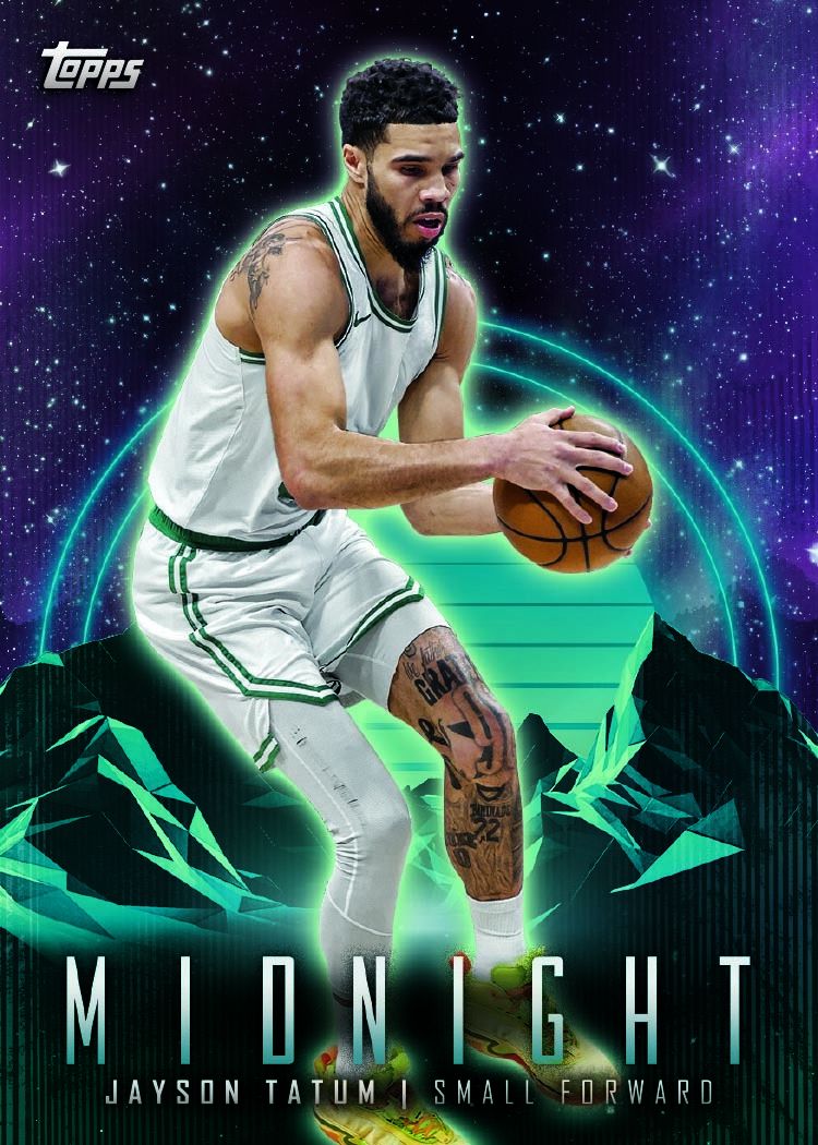 NBA 2023/24 Topps Midnight Basketball - Hobby Box (3 Autogramme)