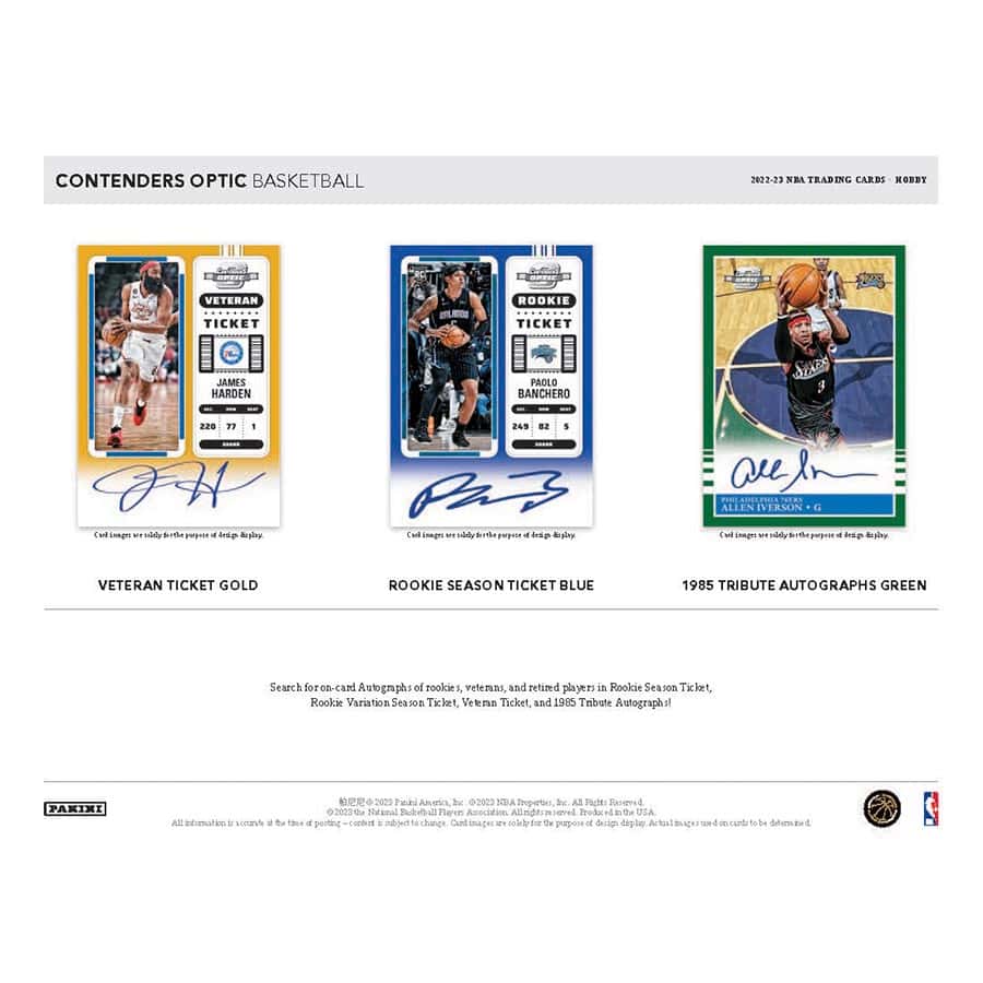 NBA 2022-23 Panini Contenders Optic Basketball Asia Tmall Box