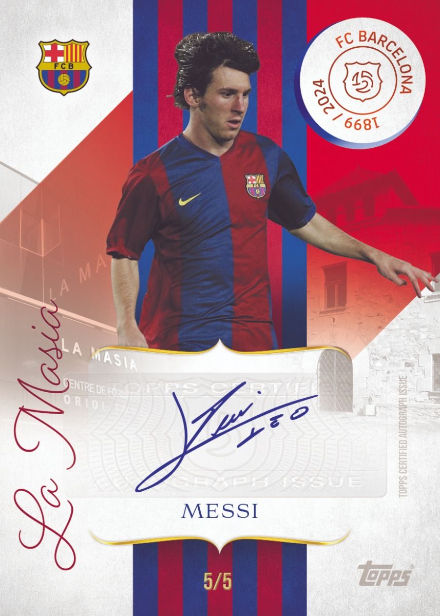 SOCCER Topps FC Barcelona 125th Anniversary - Hobby Box