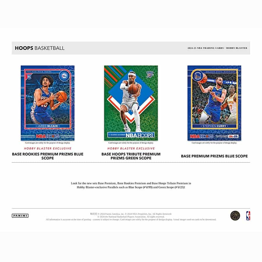NBA 2024-25 Panini Hoops Basketball Cards - Fat Pack Box